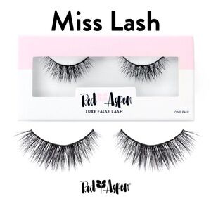 Red Aspen False Eyelashes Miss Lash Luxe